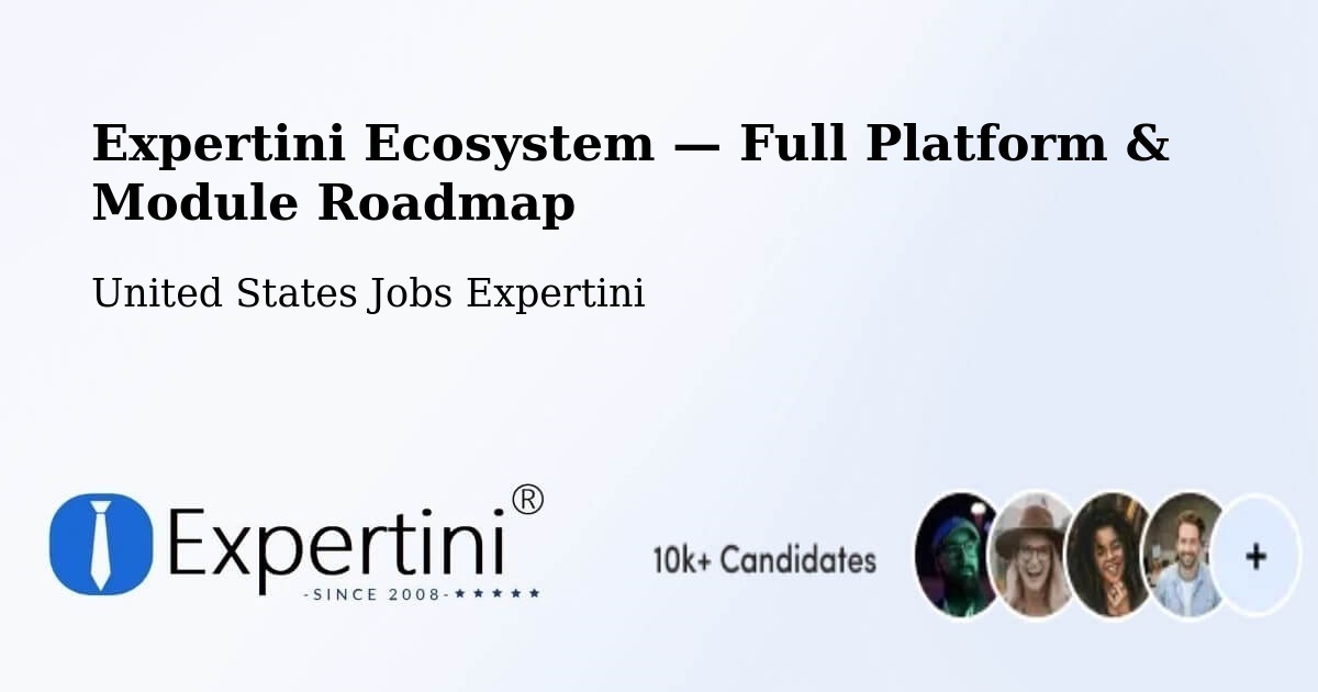 Expertini Ecosystem — Full Platform & Module Roadmap – Reston